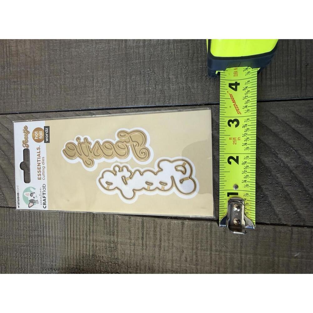 Studio Light Essentials Cutting Dies Hot Foil Wordz- Feestie - Picture 4 of 4